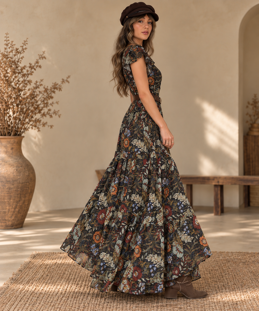 Elowen Botanical Maxi Dress