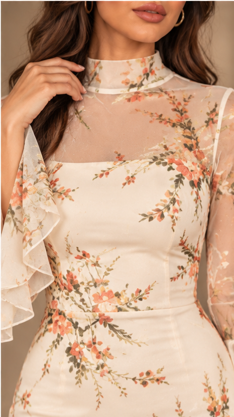 Amara Midnight Floral Maxi Dress