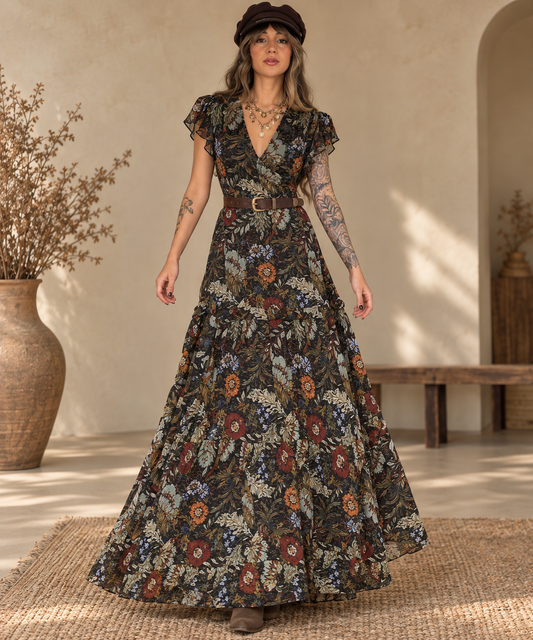 Elowen Botanical Maxi Dress